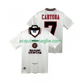Divisa di Calcio Manchester United CANTONA 7 Retro Trasferta 1996 1997